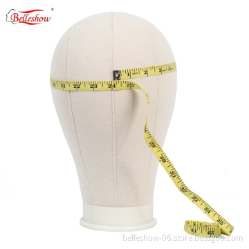 Hot sellv 21"-25" Wig Stand Hair Extension Tools canvas head canvas head mannequin canvas mannequin head